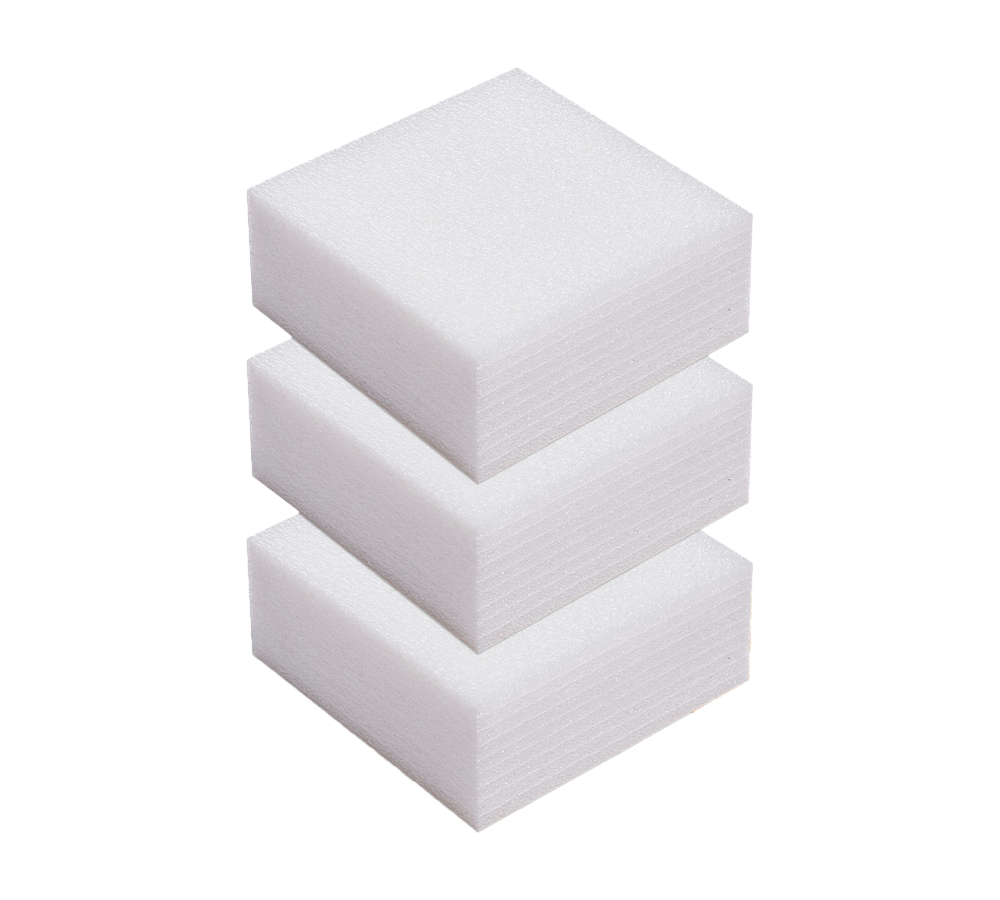 Plank Foam with Adhesive – Perfed, White, 24" x 24" x 2"